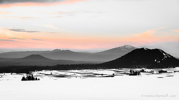 Crater Lake Snowfields