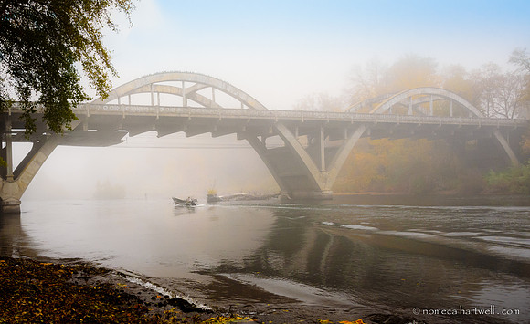 Fall Fishing Caveman Bridge