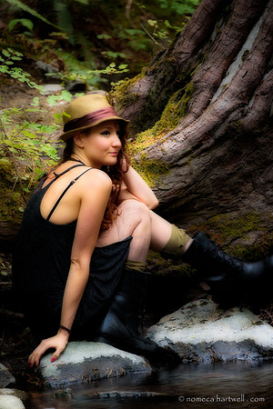 Marissa by the Stream