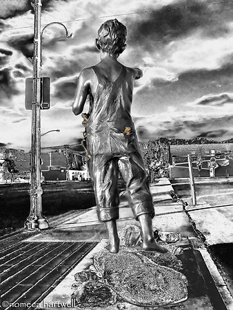 River Kid B&W