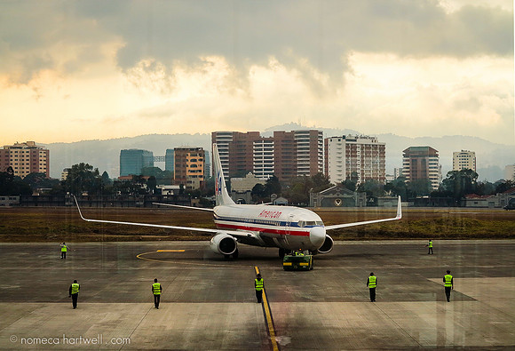 Guatemala Airport / City View